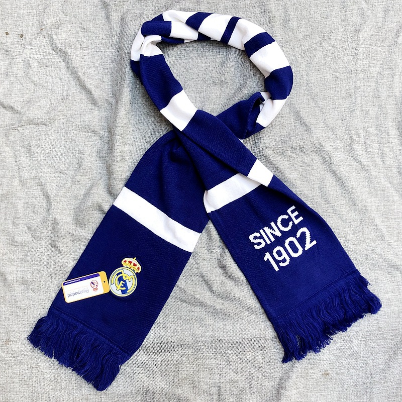 Real Madrid CF Knitted Warm Scarf - Winter Fan