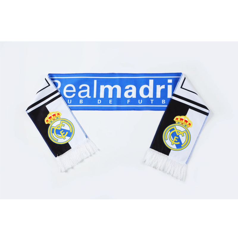 Real Madrid CF Knitted Fan Scarf - Warm Fleece