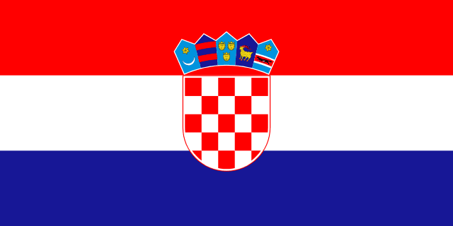 2026 FIFA World Cup Croatia Hand-Held Fan Flag Set (50-Pack, Detachable Pole)