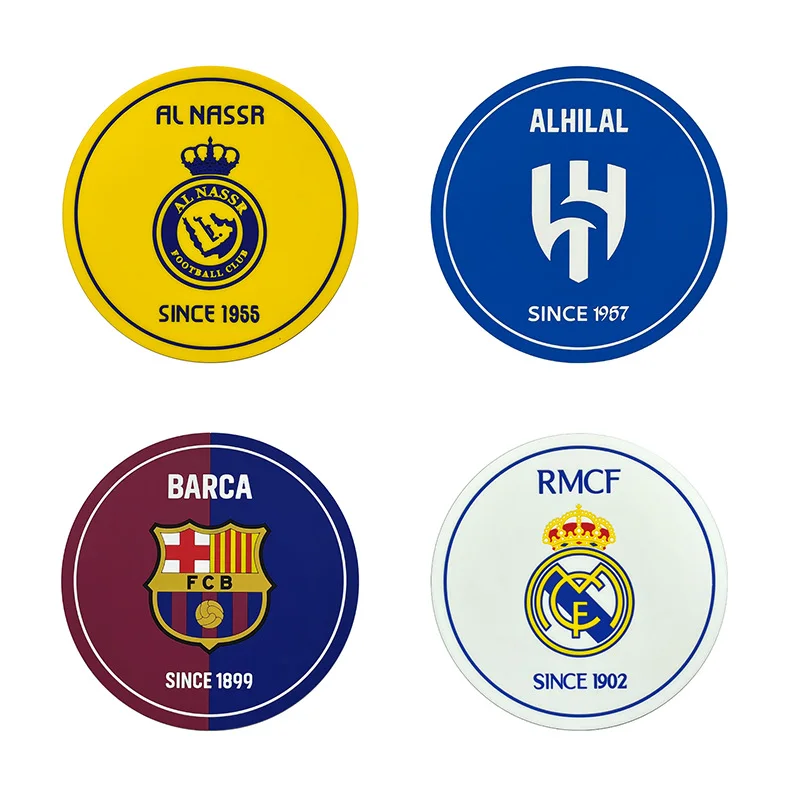 Football Club PVC Coaster - Real Madrid, Barcelona, Riyadh Season