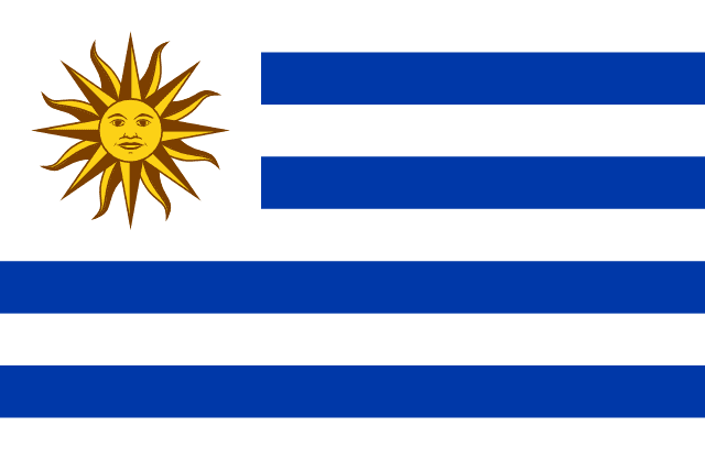 2026 FIFA World Cup Uruguay Hand-Held Fan Flag Set (50-Pack, Detachable Pole)