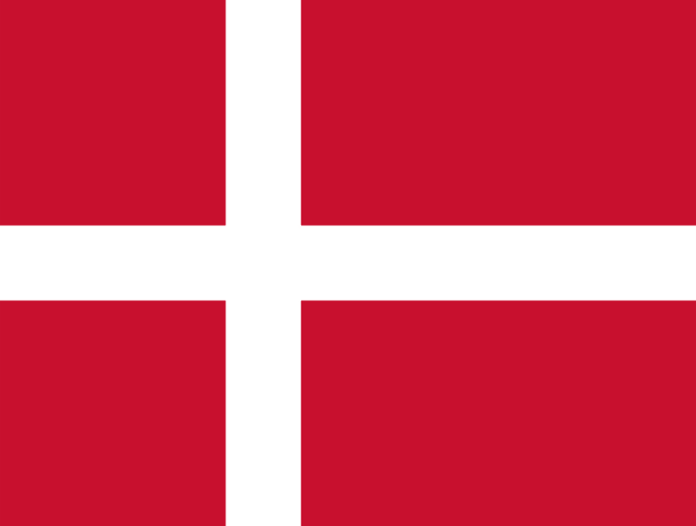 2026 FIFA World Cup Denmark Hand-Held Fan Flag Set (50-Pack, Detachable Pole)
