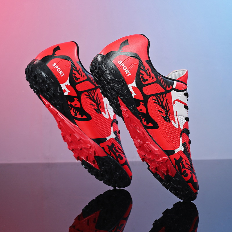 Football Cleats — Youth Low-Top Cleats (TF Turf, Training, PU Leather)