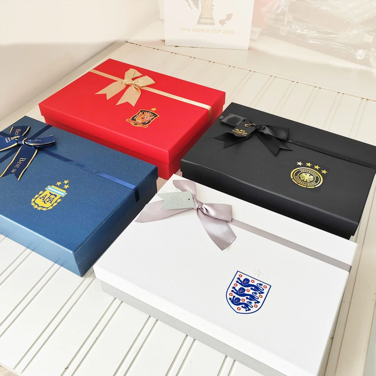 Custom Football Gift Box - Real Madrid, Barcelona, Man Utd, Liverpool, Bayern