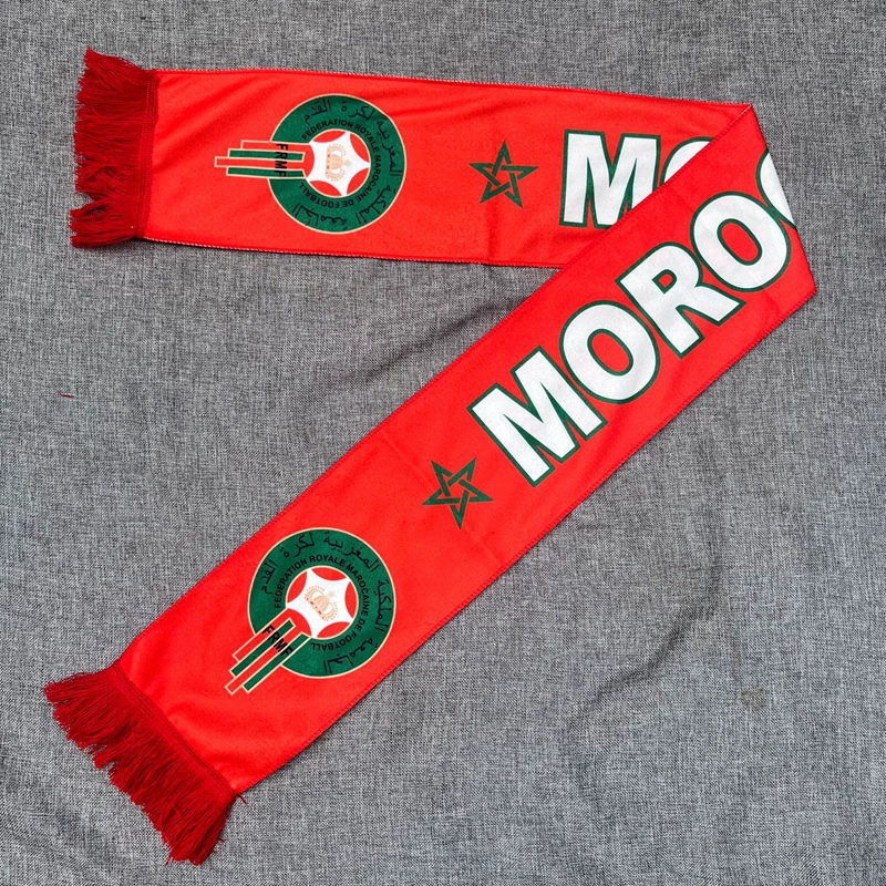 WM 2026 Marokko Fan-Schal Rot