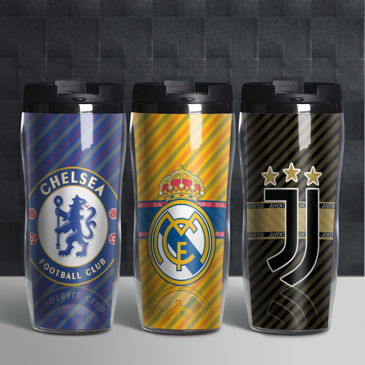 Football Club Water Cup - Chelsea, Real Madrid, Juventus, Al Nassr, PSG, Liverpool, AC Milan