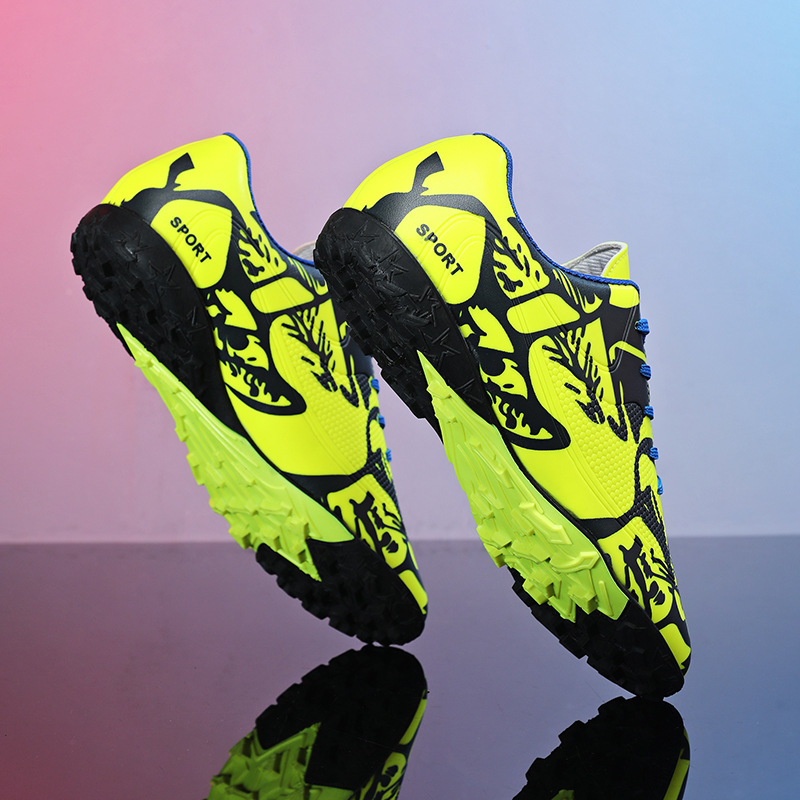 Football Cleats — Kids / Youth Low-Top Cleats (TF Turf, Training, PU Leather)