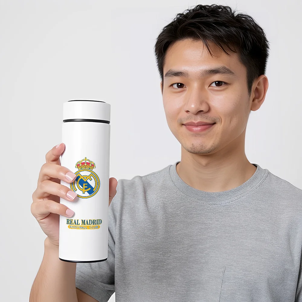 Fußball Isolierflasche – Designs Real Madrid und Arsenal