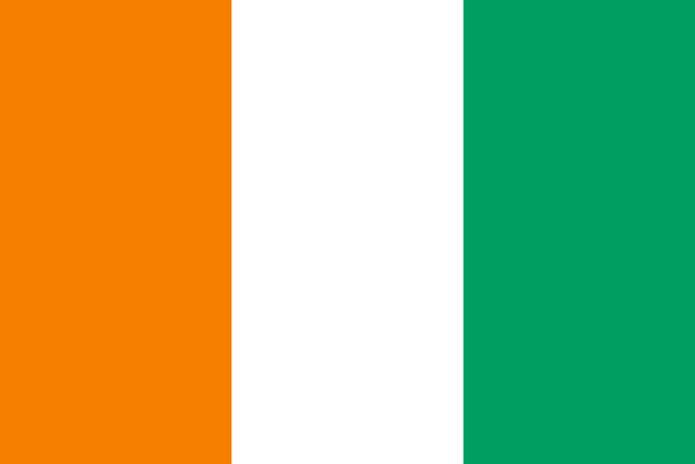 2026 FIFA World Cup Ivory Coast Hand-Held Fan Flag Set (50-Pack, Detachable Pole)